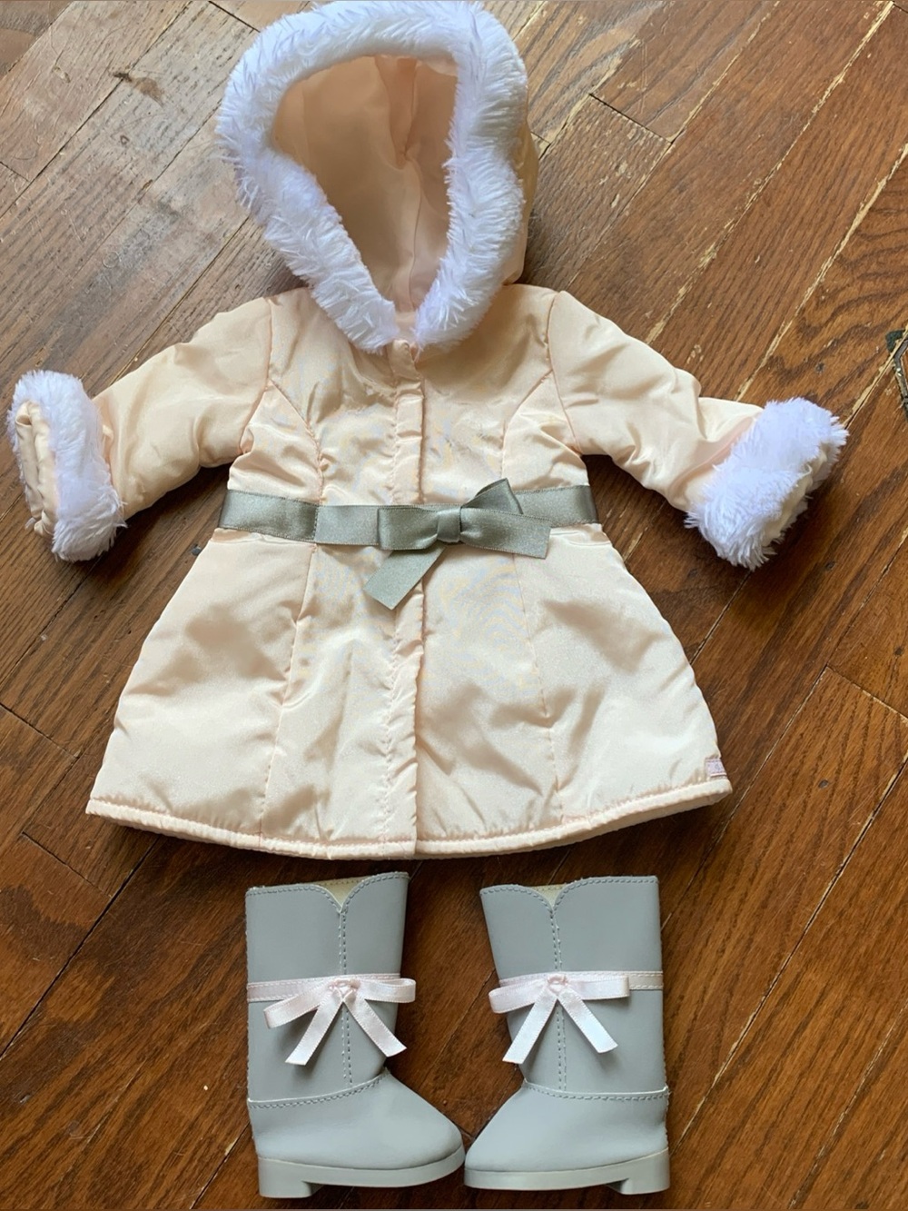 American Girl Pretty Pink Coat Set